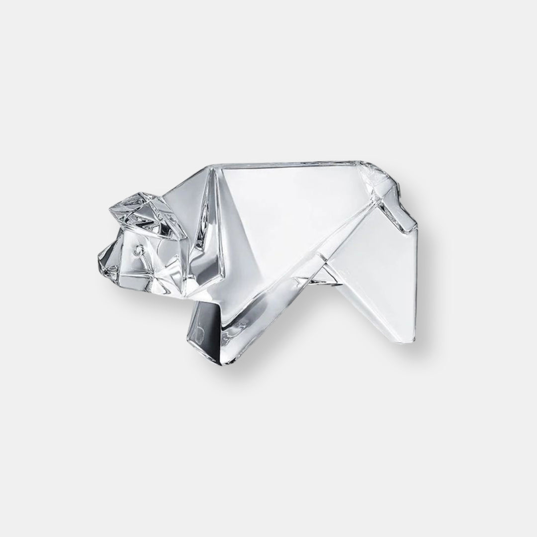 Statuette origami cochon