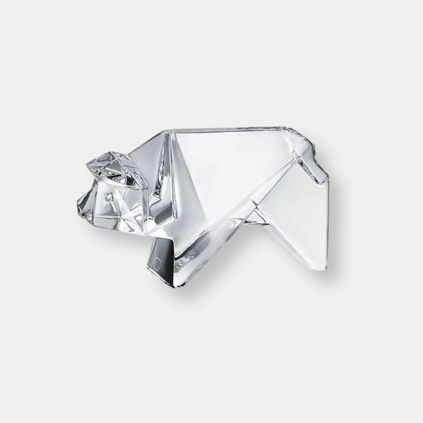 Statuette origami cochon