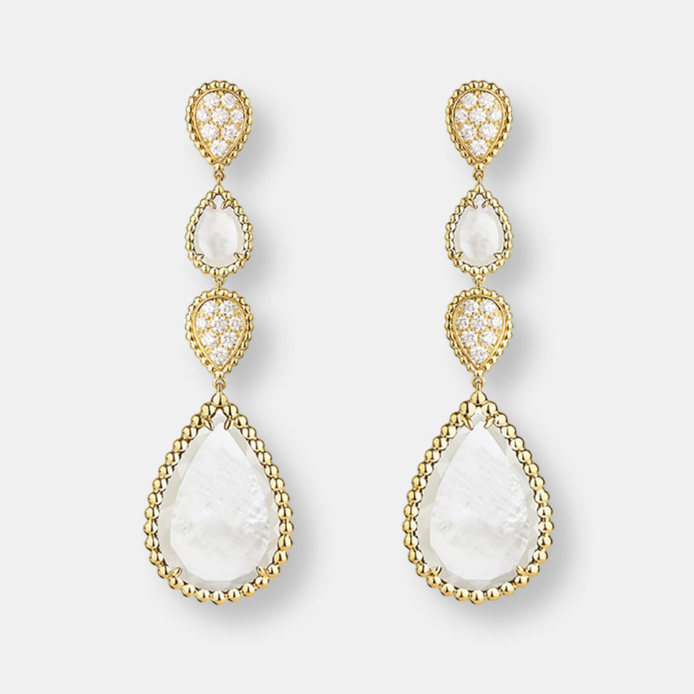 Pendants d'oreilles serpent bohème