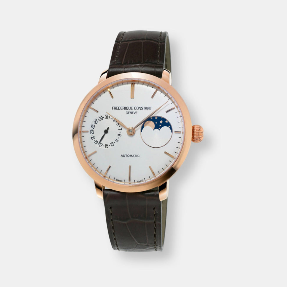 Montre slimline moonphase