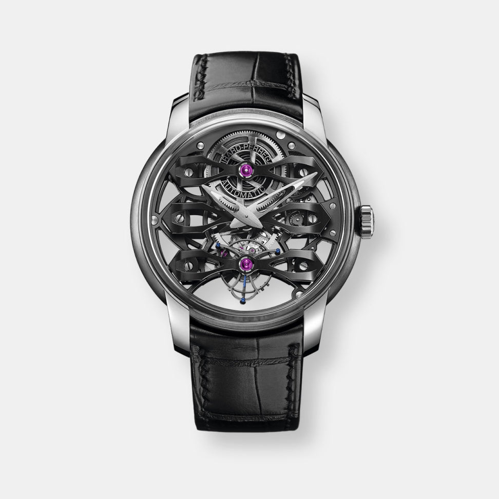 Montre neo-tourbillon with three bridges skeleton