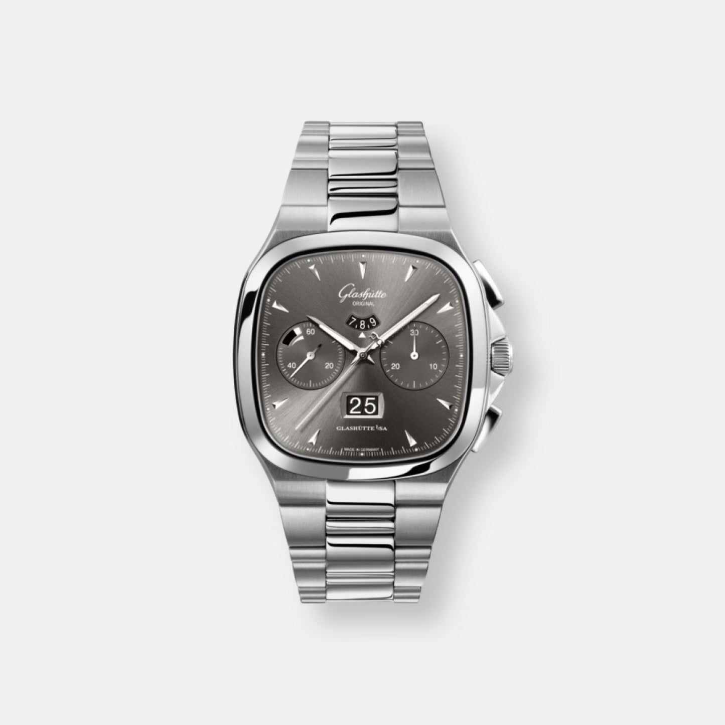 Montre seventies chronographe panorama date