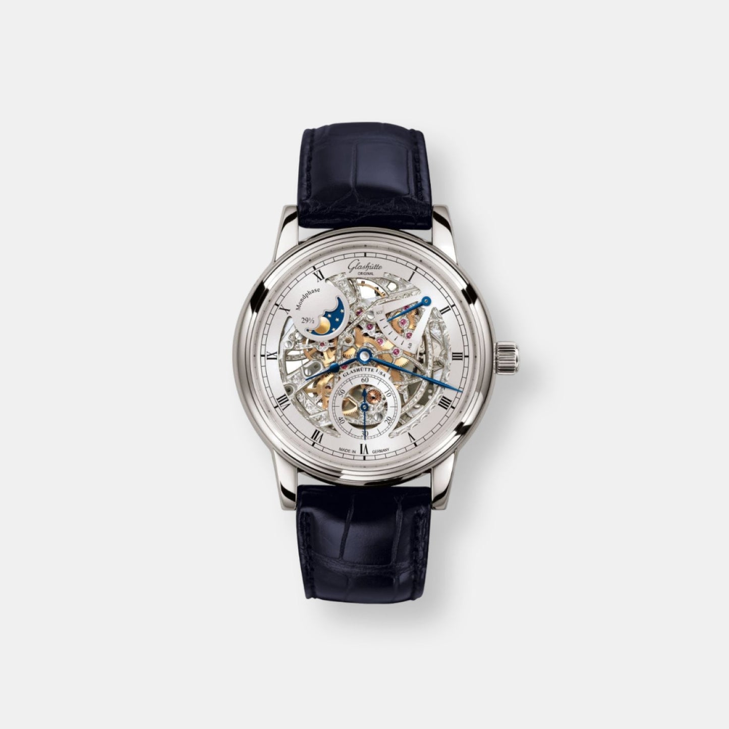 Montre senator phase de lune édition squelette