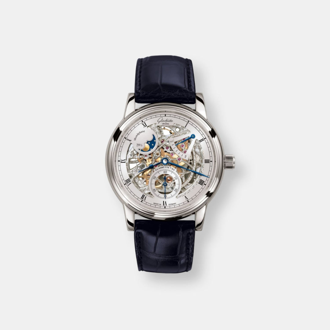 Montre senator phase de lune édition squelette
