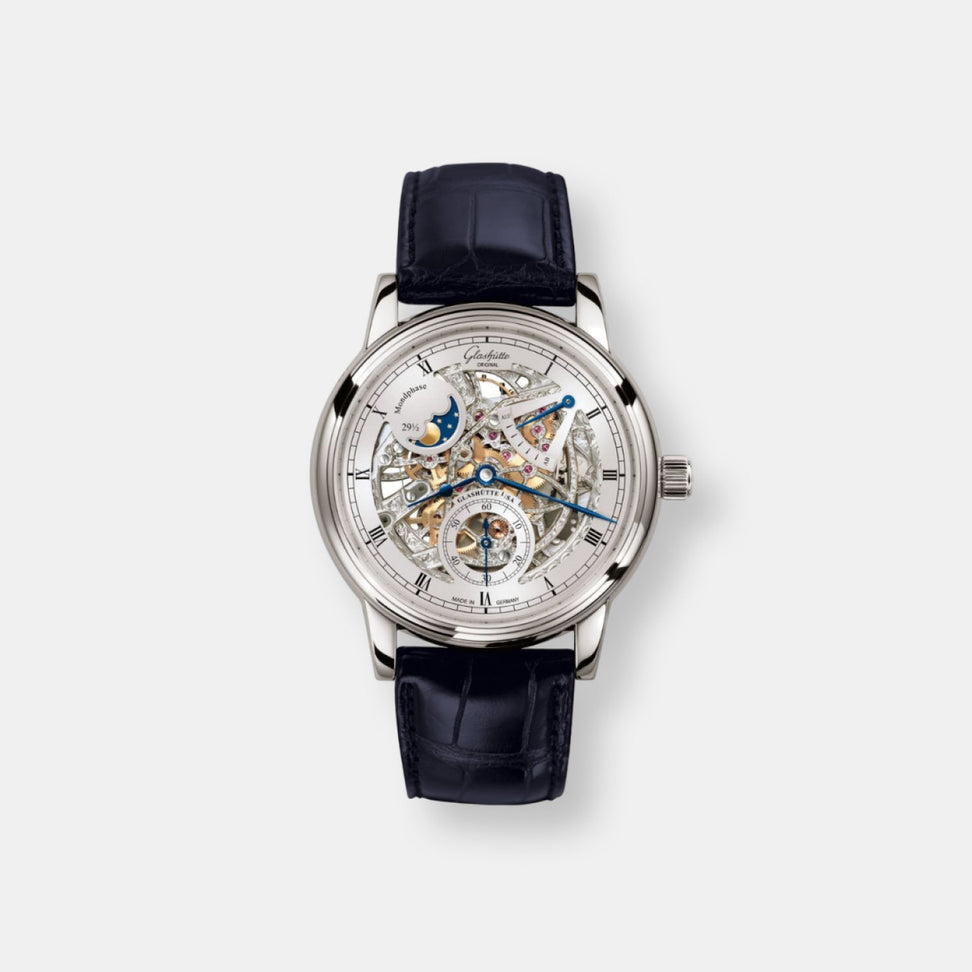 Montre senator phase de lune édition squelette