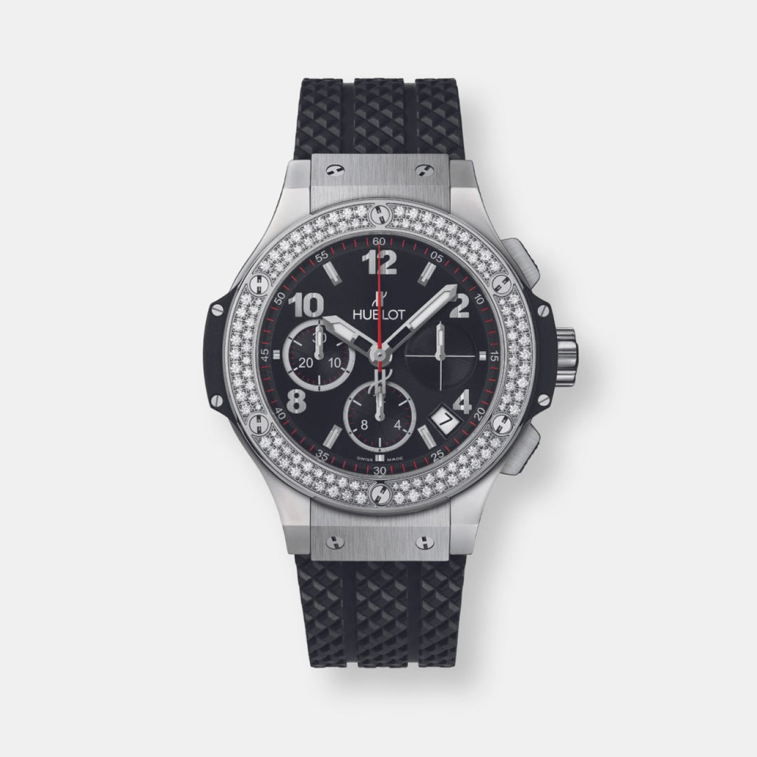 Montre big bang steel diamonds