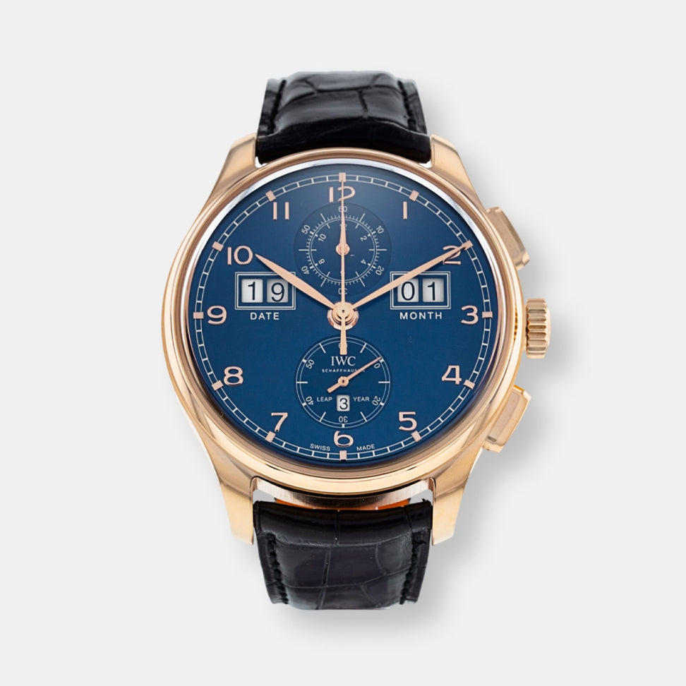 Montre portugieser calendrier perpétuel digital date et mois