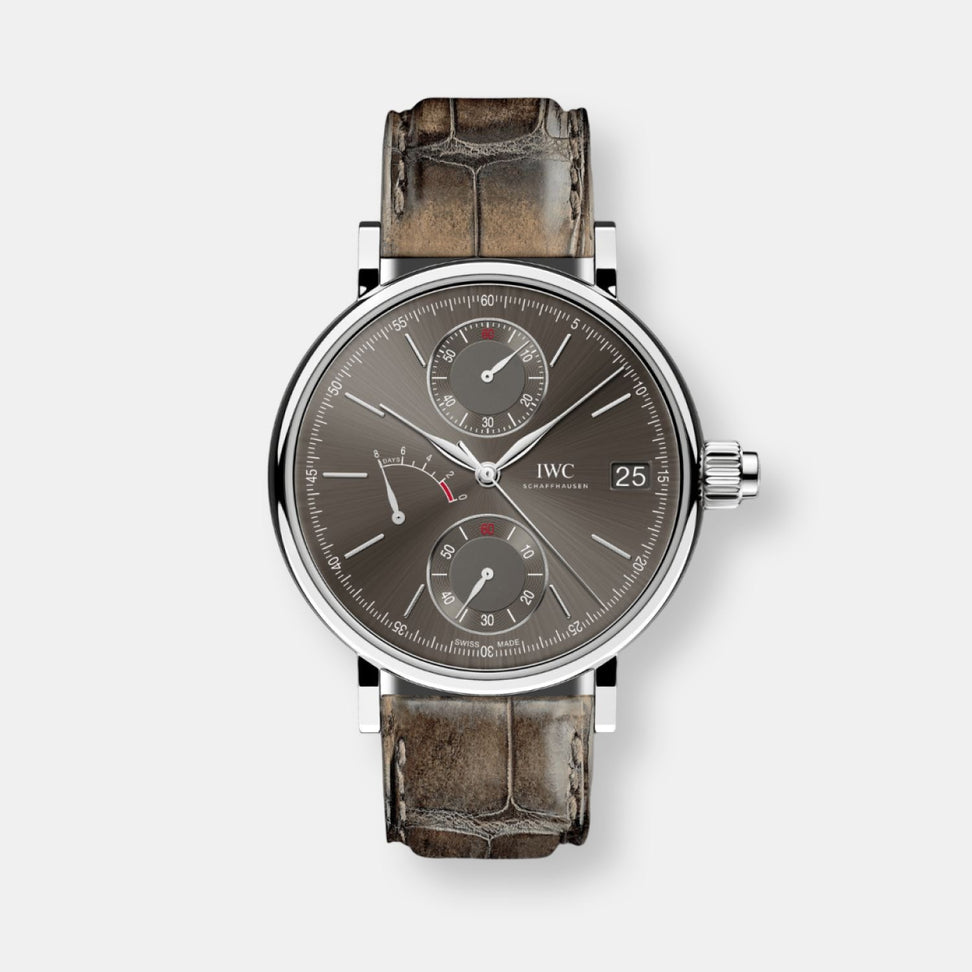 Montre portofino remontage manuel monopoussoir