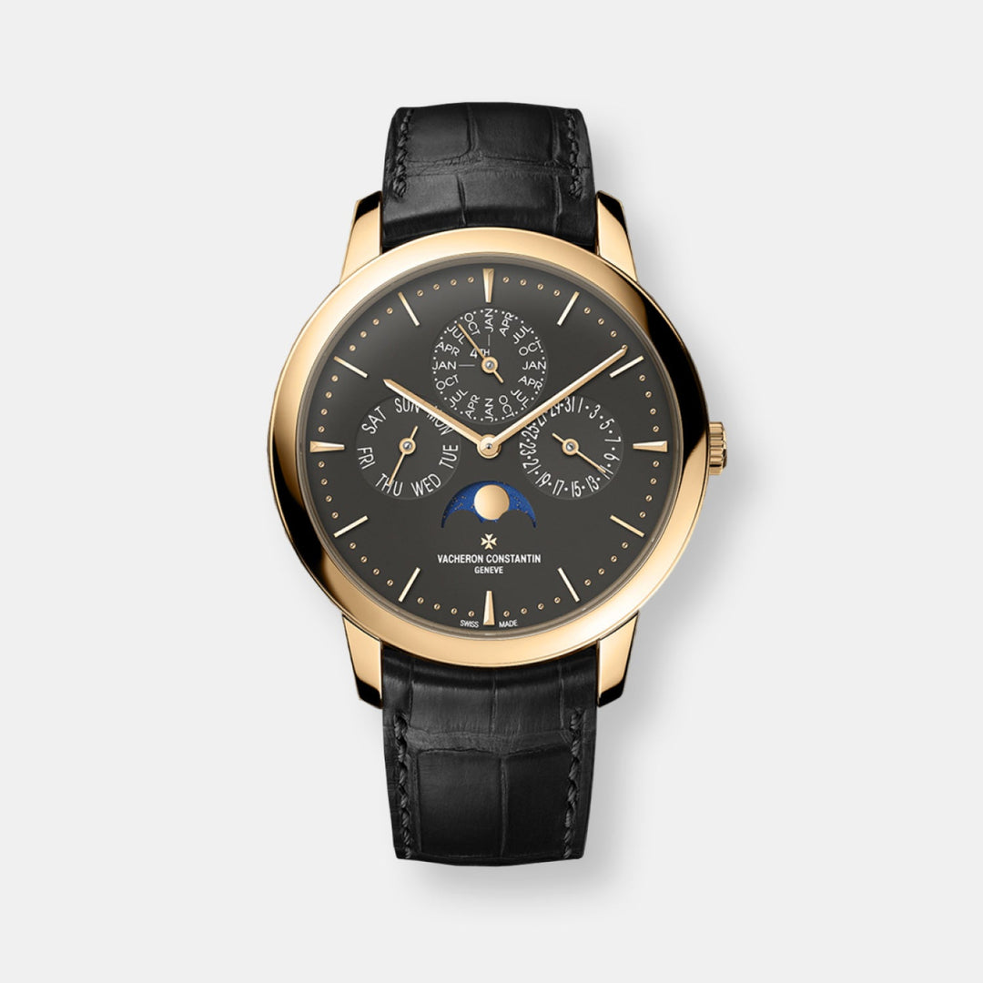 Montre patrimony quantieme perpetuel ultra-plate