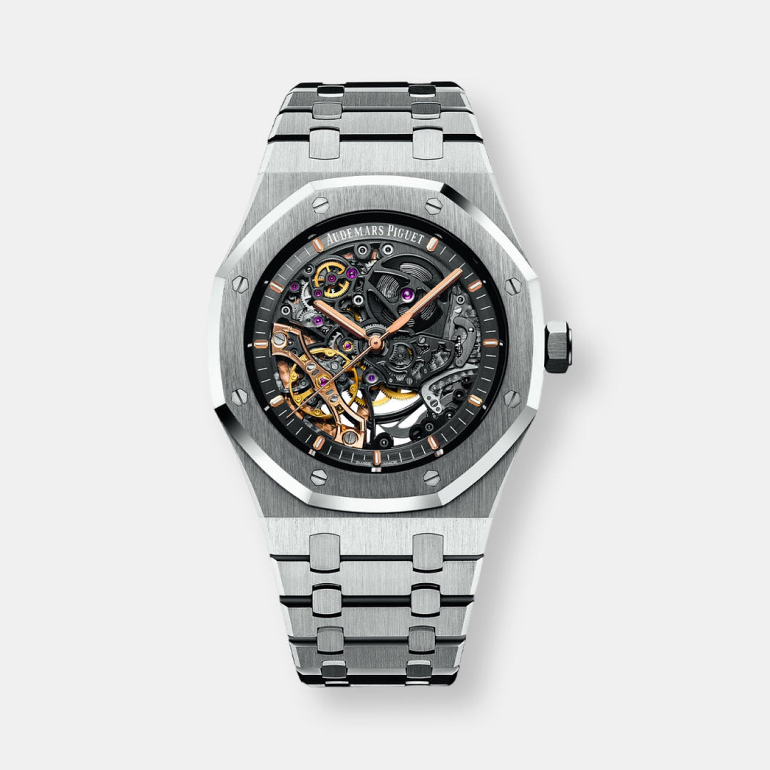 Montre royal oak double balancier squelette