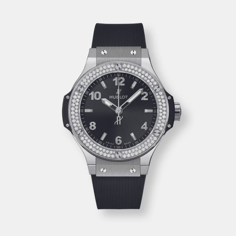 Montre big bang steel diamonds