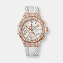 Montre big bang gold white pavé