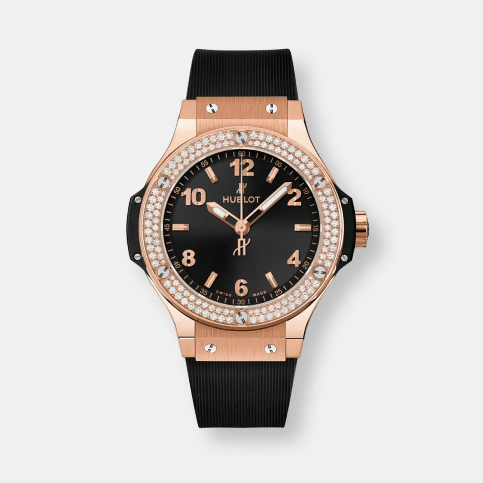 Montre big bang gold diamonds