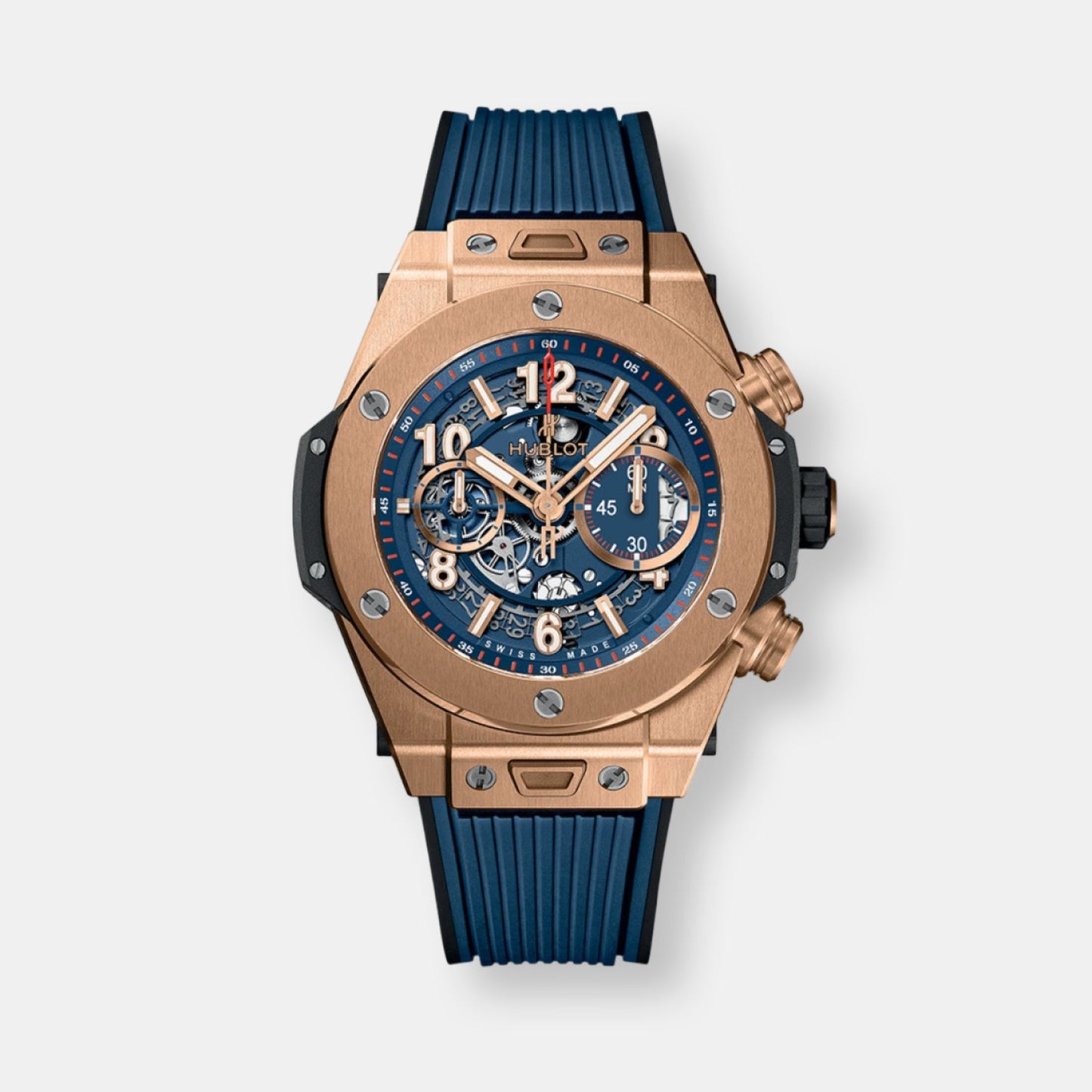 Montre big bang unico king gold blue
