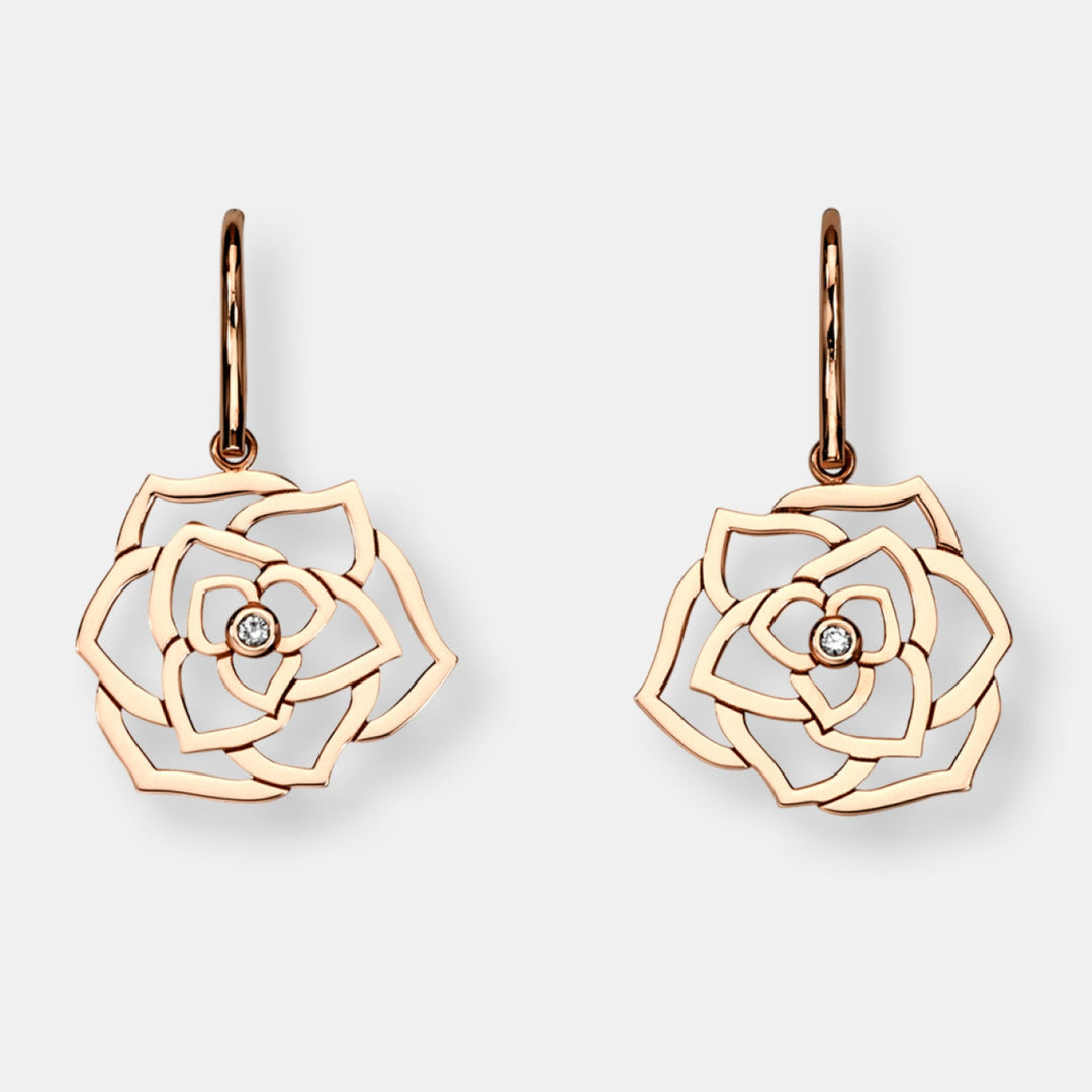 Boucles d'oreilles piaget rose