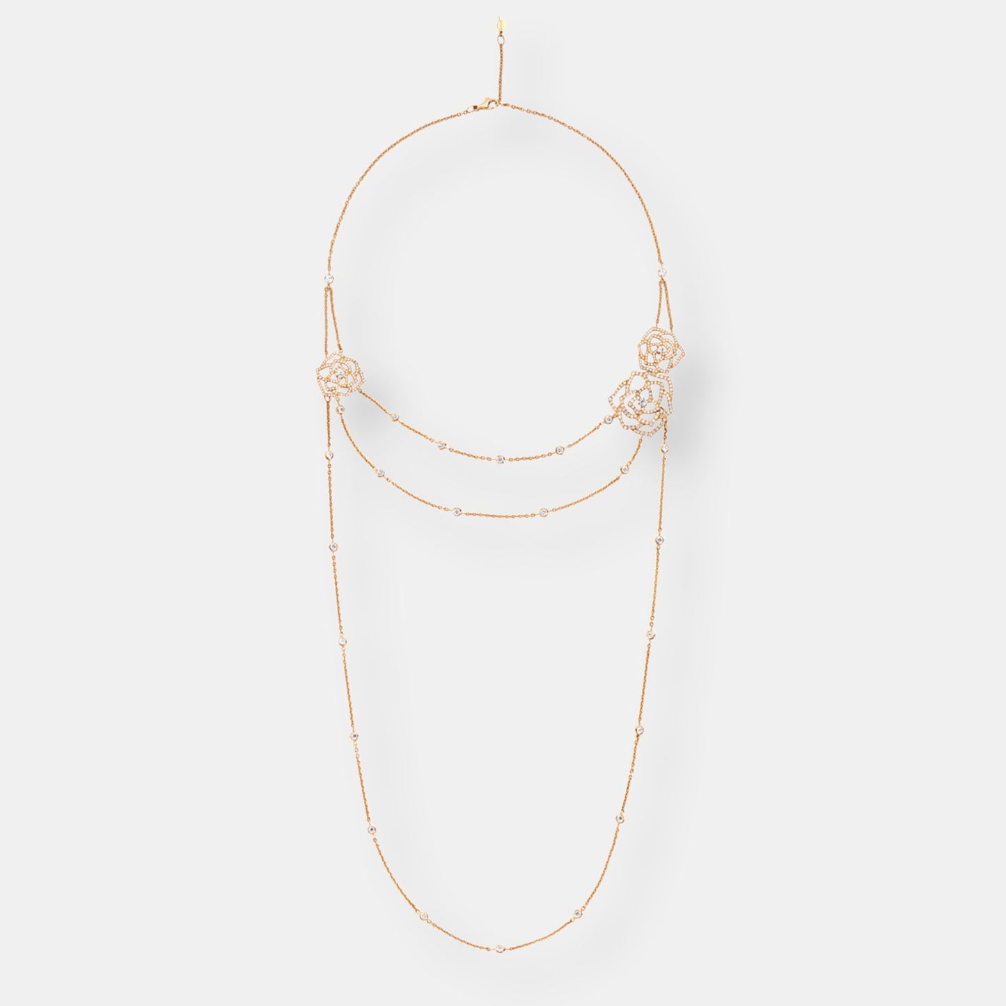 Sautoir piaget rose