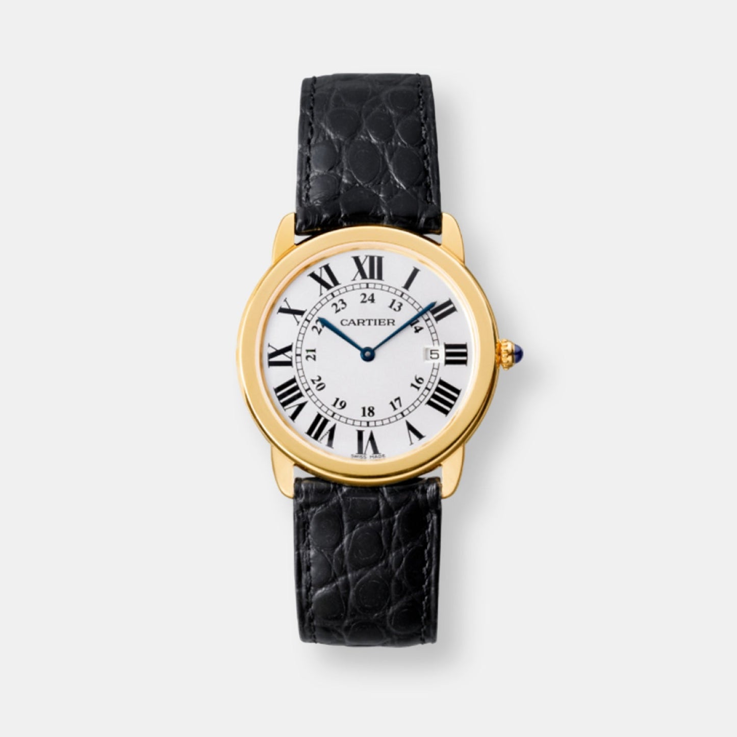 Montre ronde solo de cartier