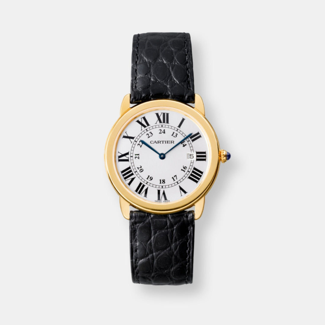 Montre ronde solo de cartier