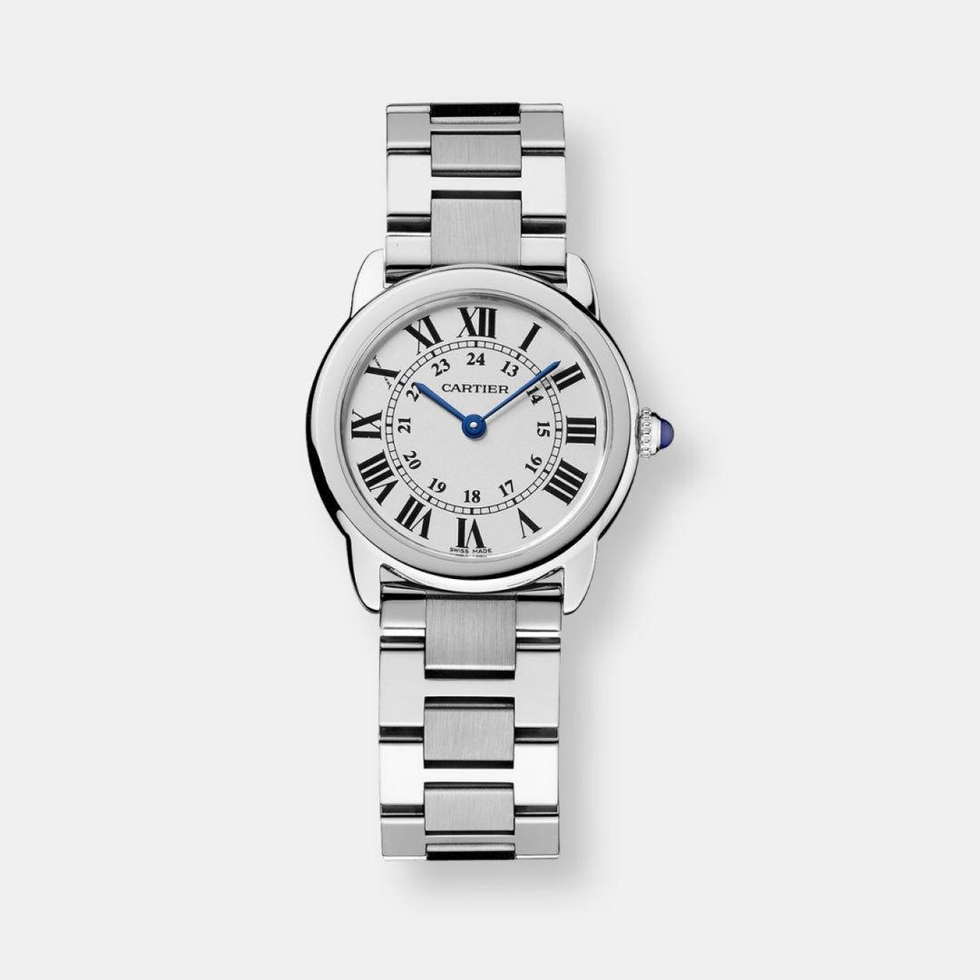 Montre ronde solo de cartier