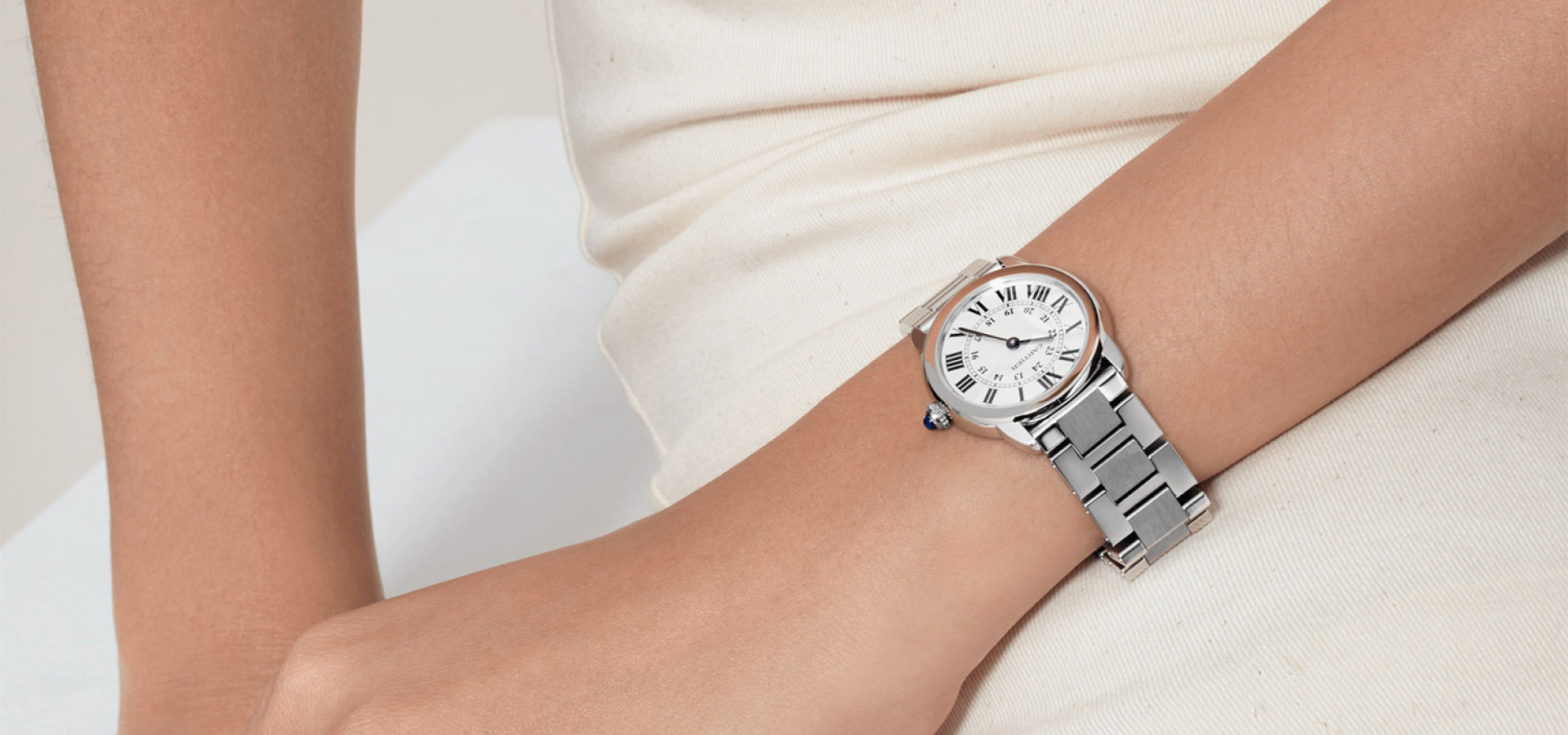 Montre ronde solo de cartier