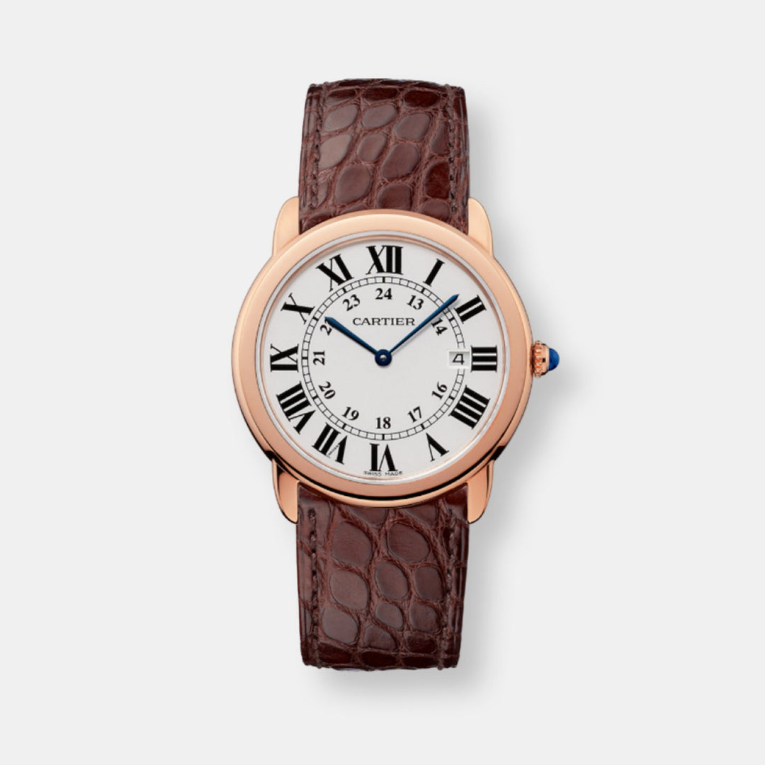 Montre ronde solo de cartier