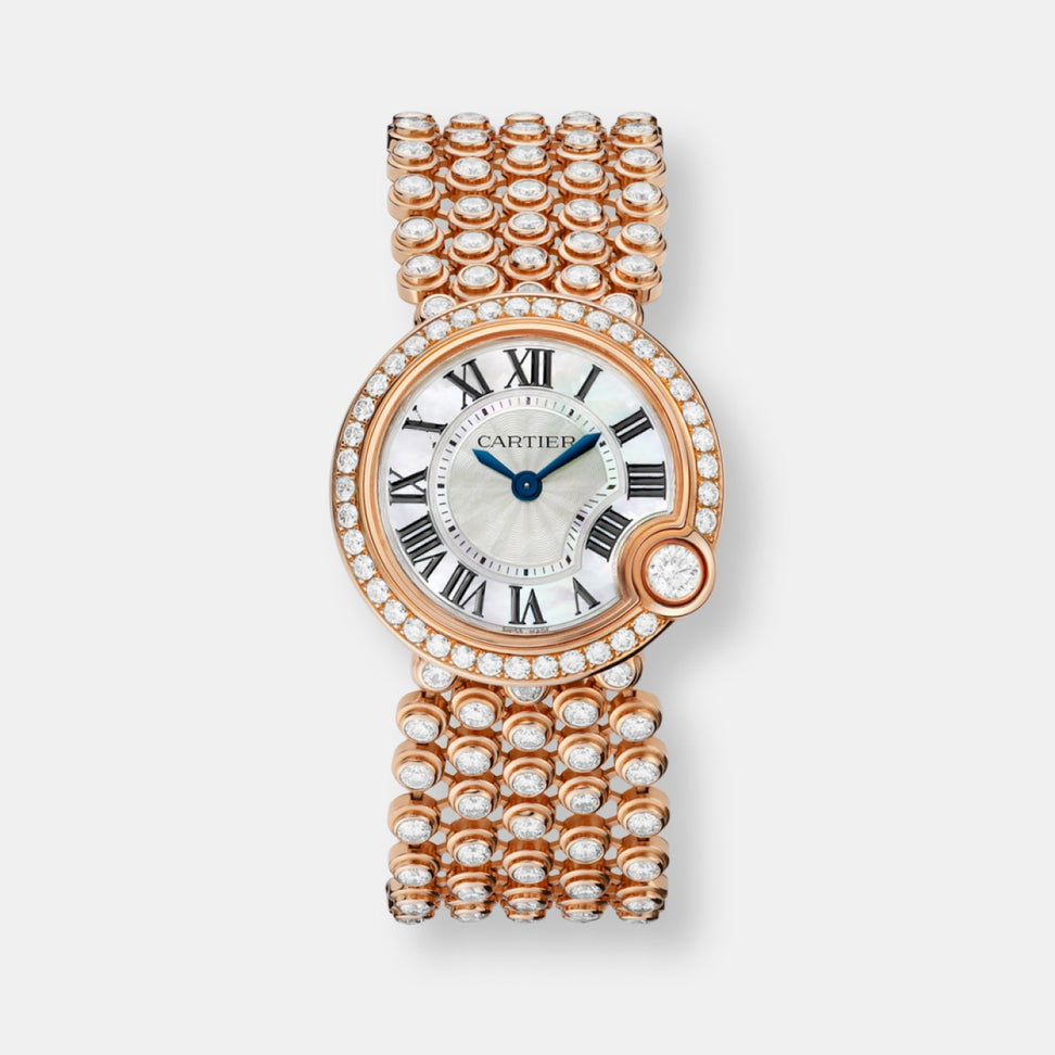 Montre ballon blanc de cartier