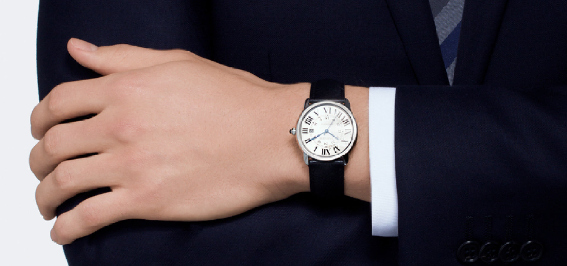 Montre ronde solo de cartier