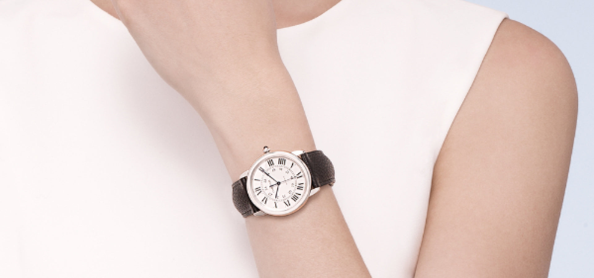 Montre ronde solo de cartier