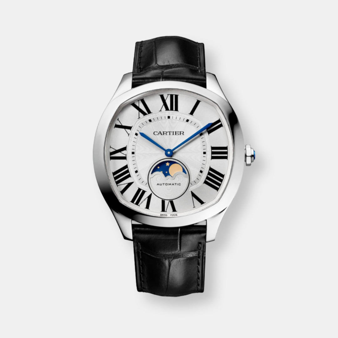 Montre drive de cartier phases de lune