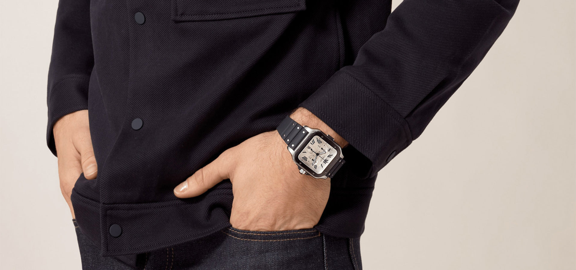 Montre santos de cartier chronographe