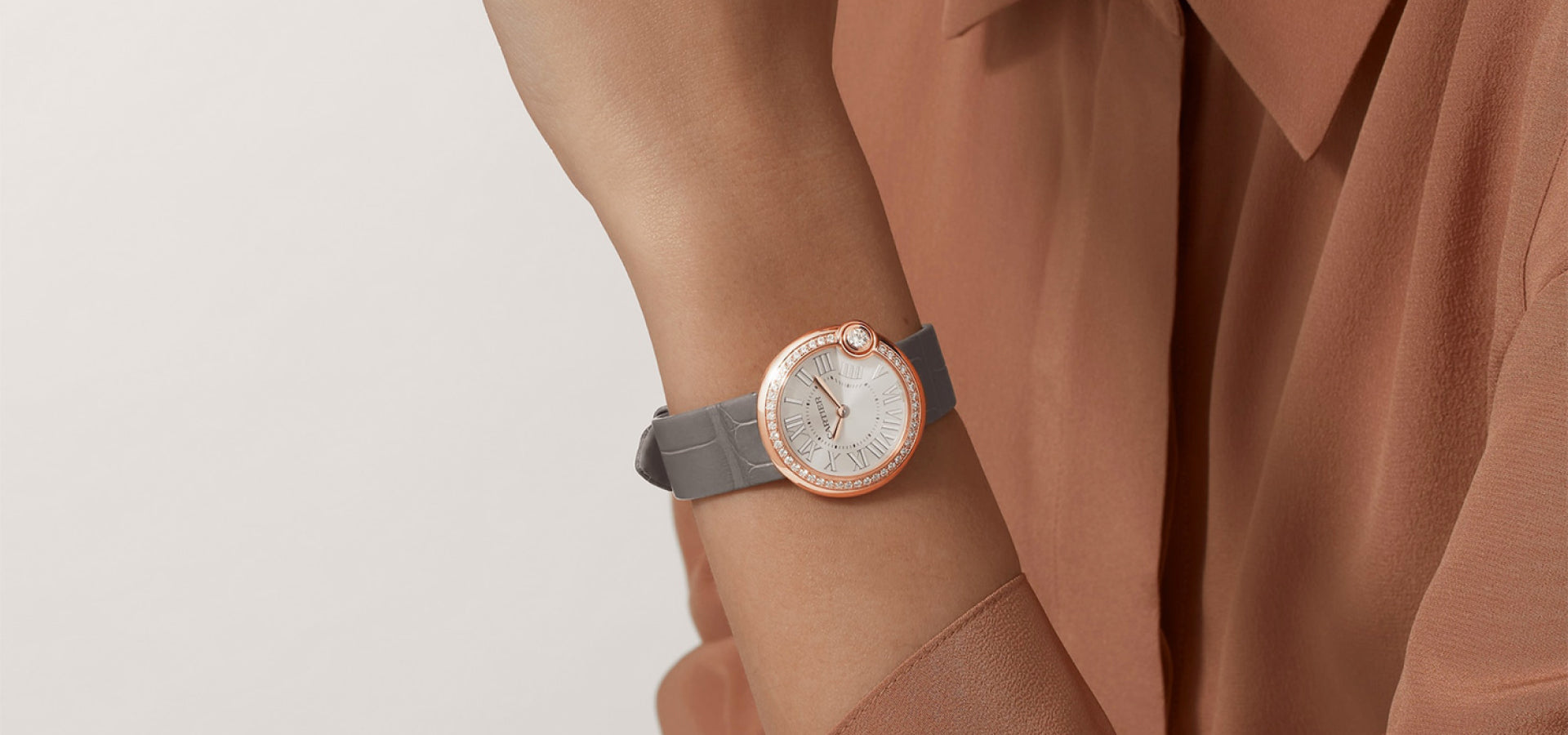 Montre ballon blanc de cartier