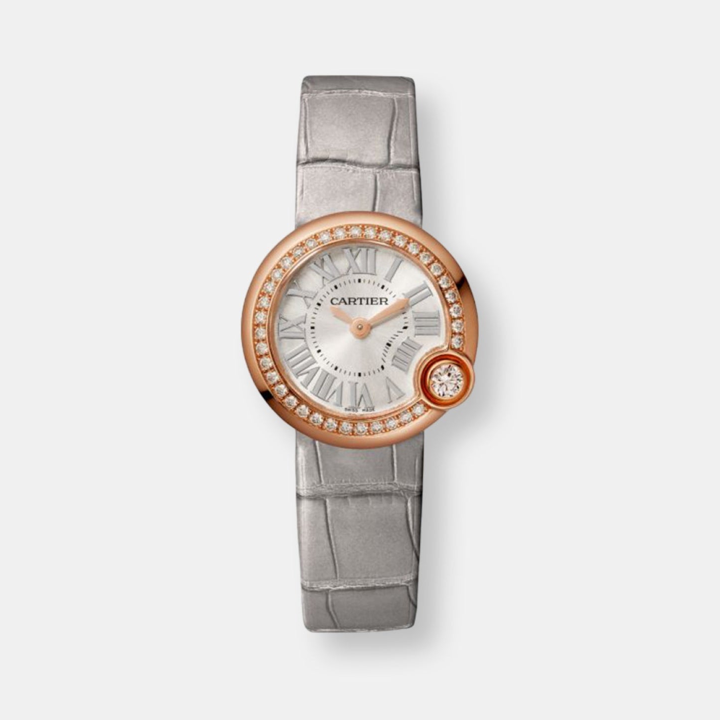 Montre ballon blanc de cartier