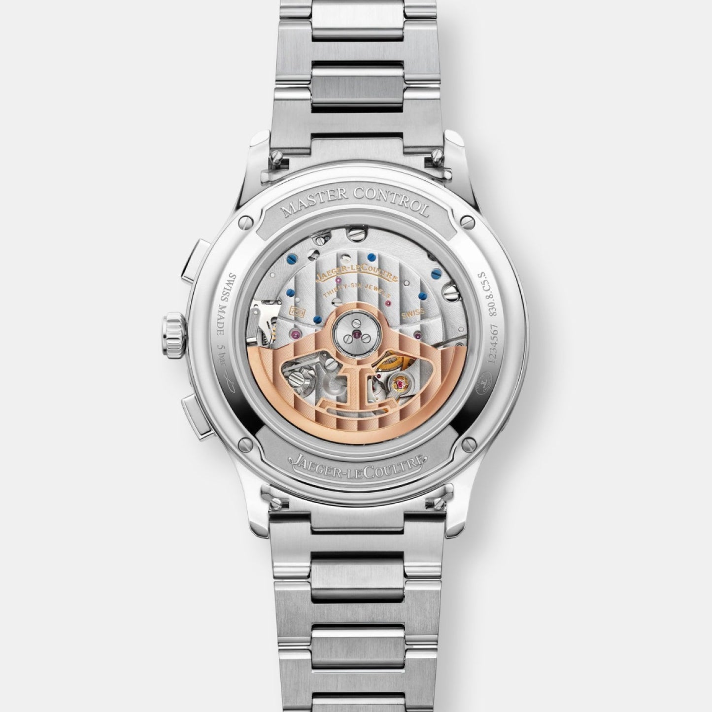 Master control chronograph calendar
