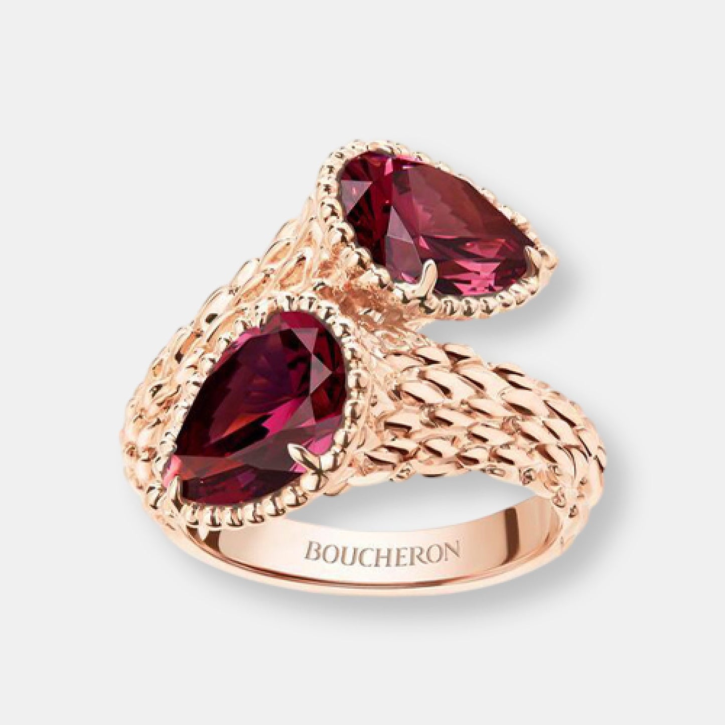 Bague toi et moi serpent bohème, motifs s