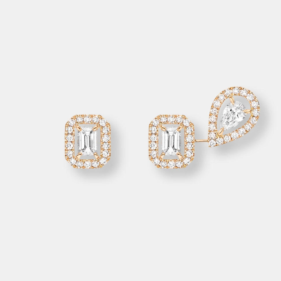 Boucles d'oreilles my twin 1+2 0,10ct