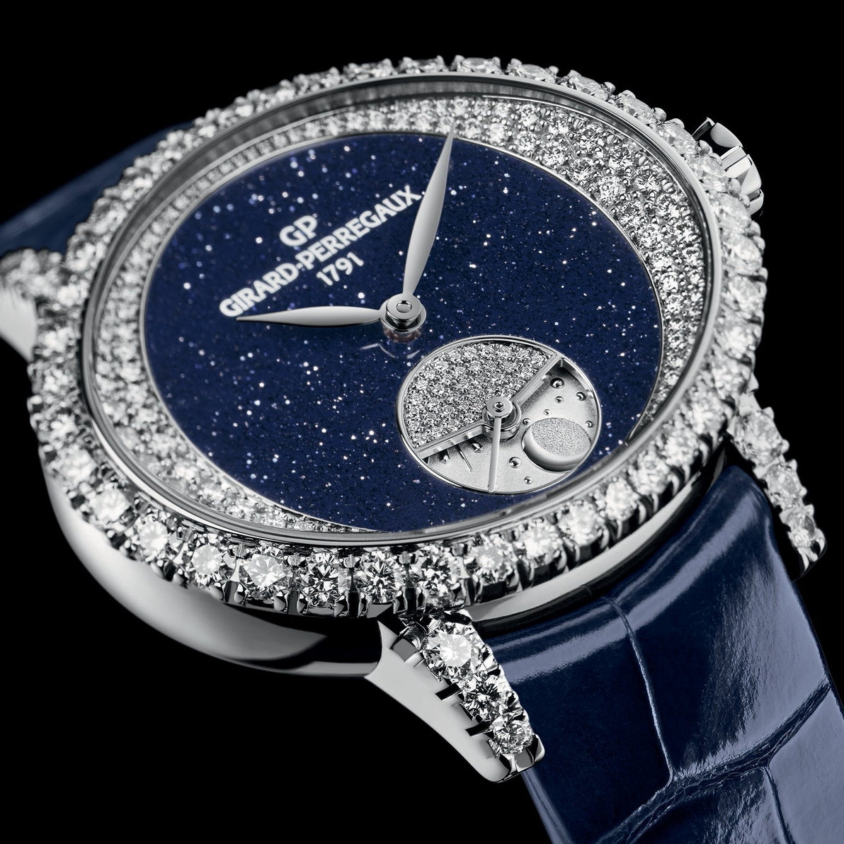 Montre cat's eye day and night high jewellery