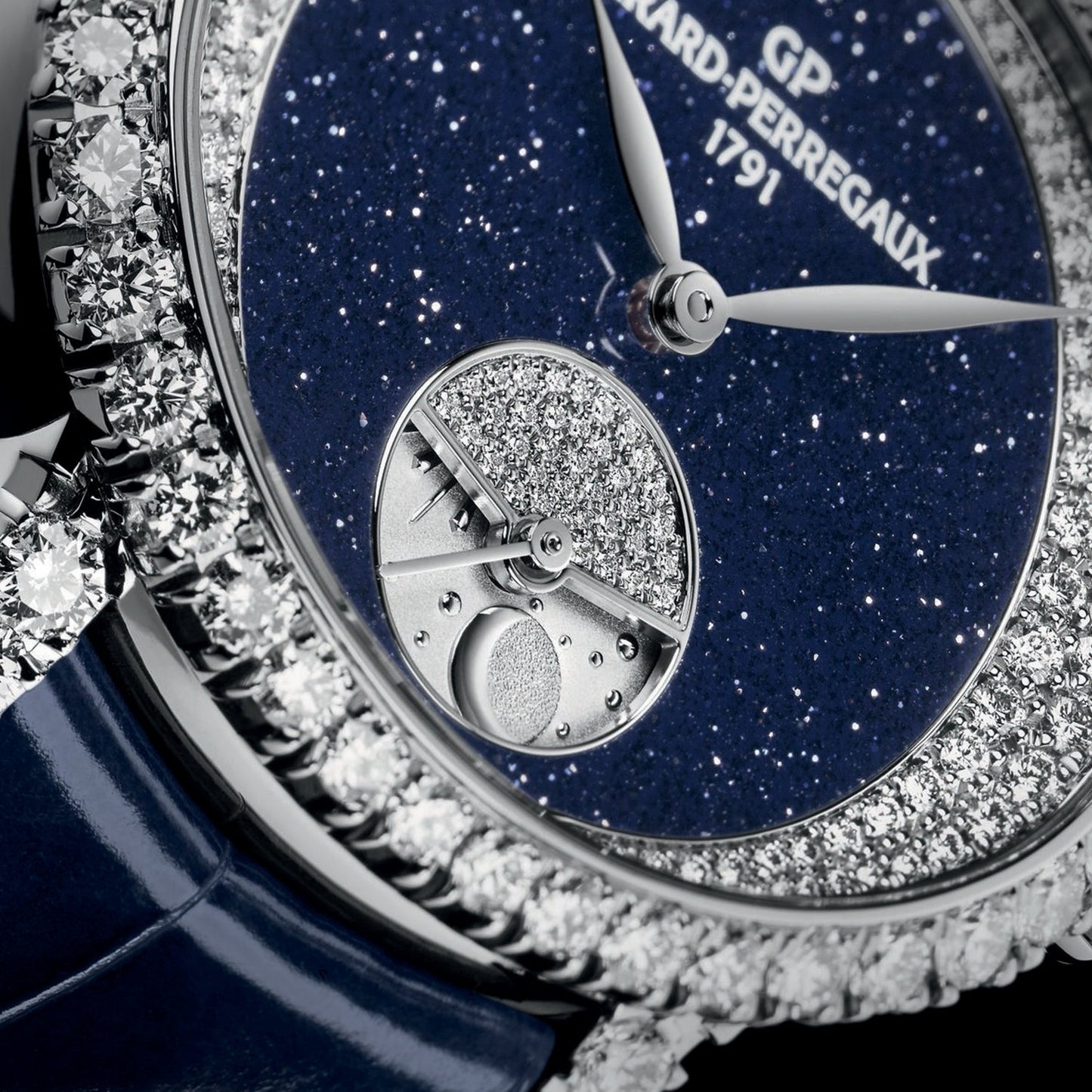 Montre cat's eye day and night high jewellery