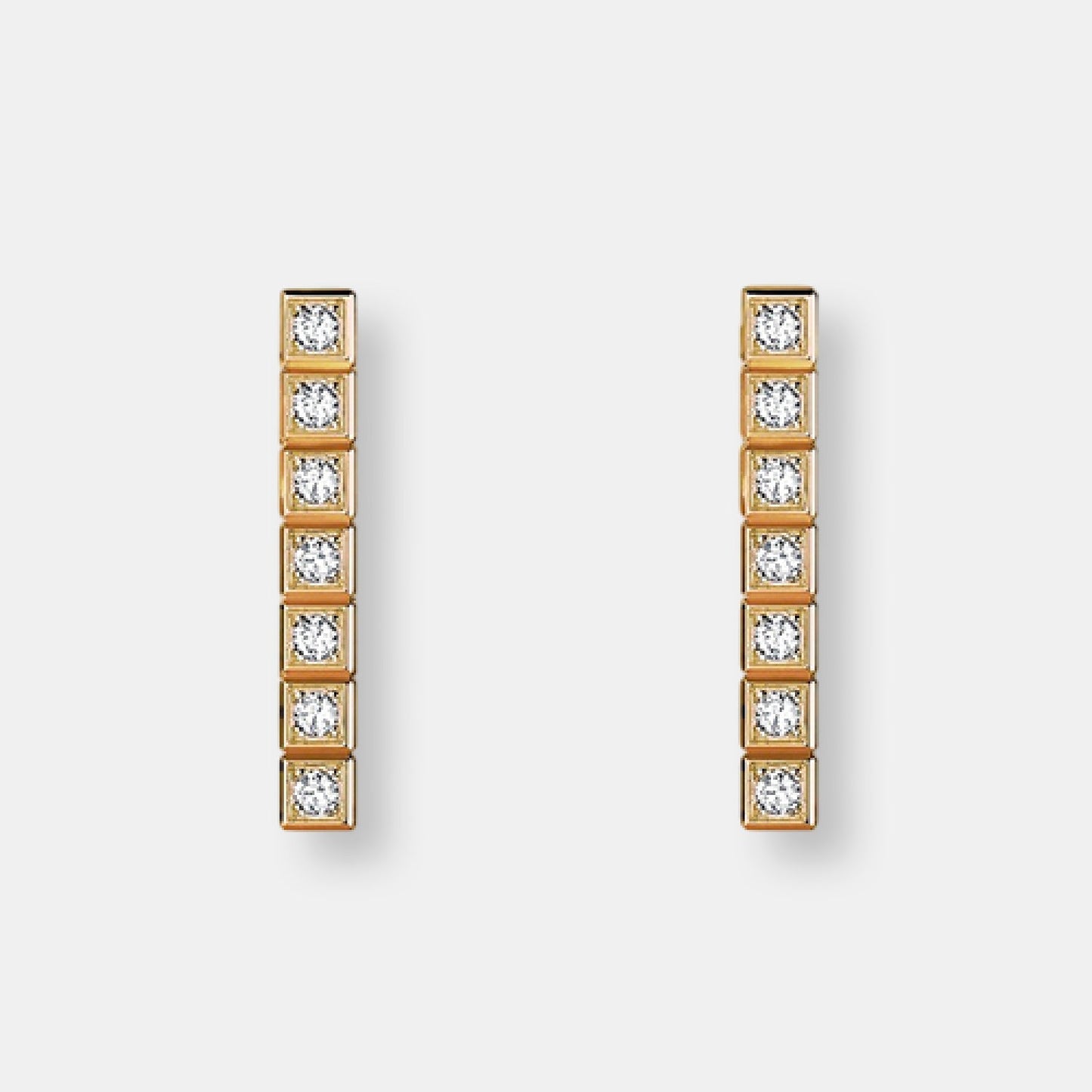 Boucles d'oreilles ice cube pure