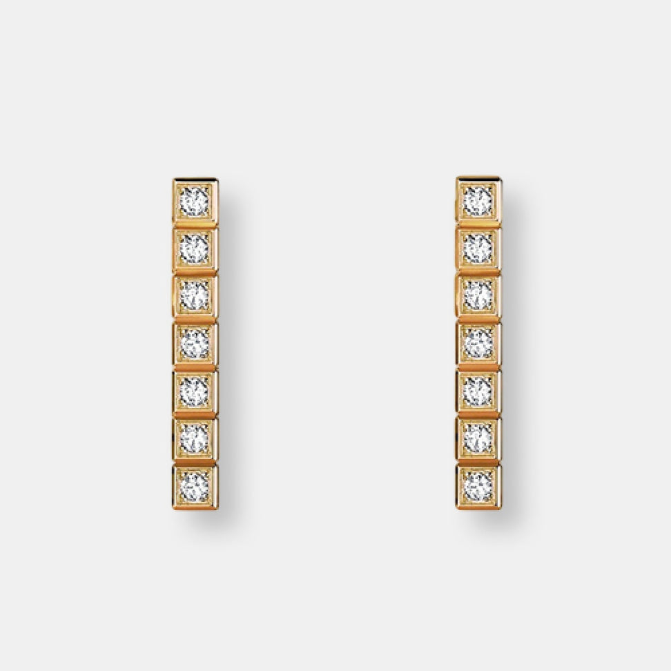 Boucles d'oreilles ice cube pure