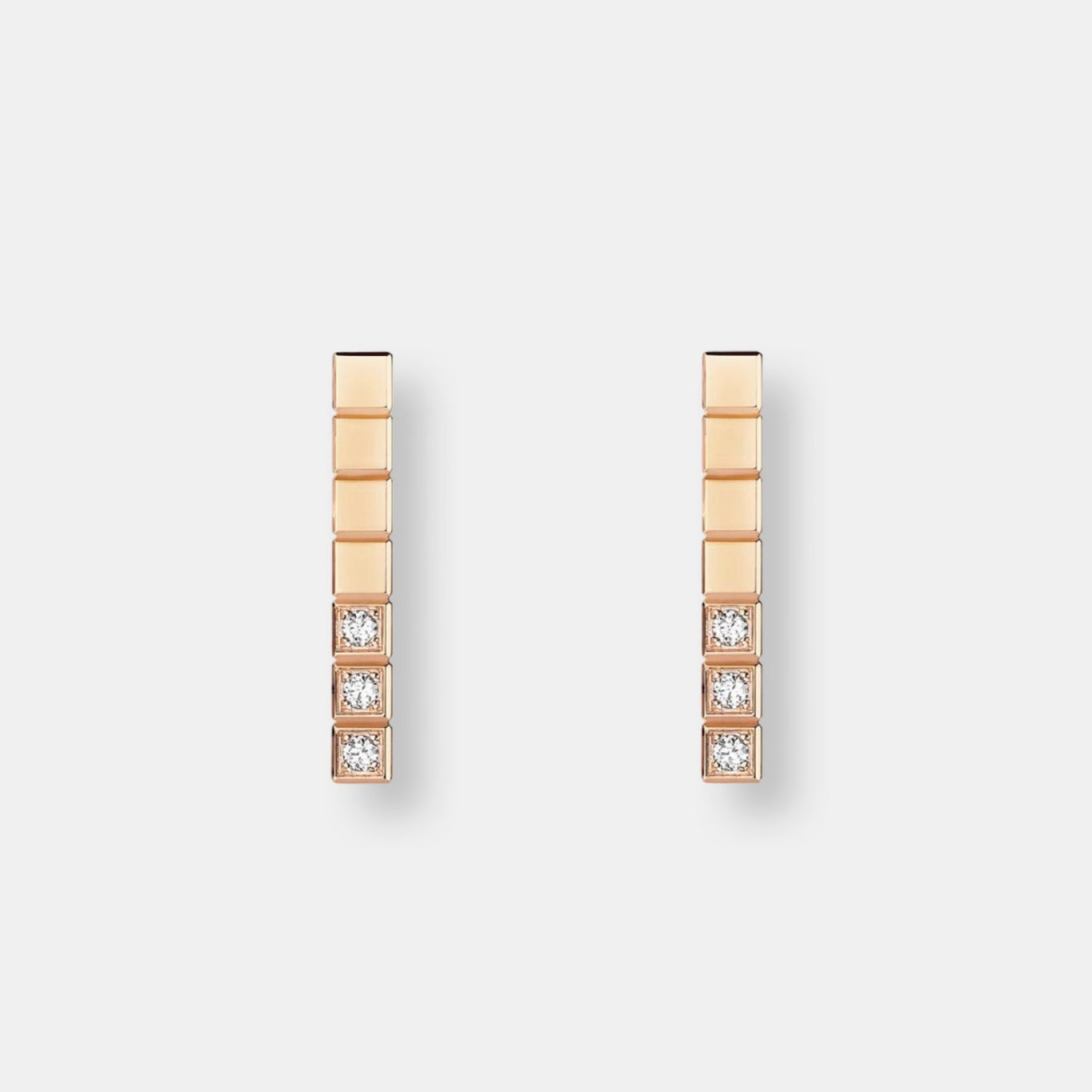 Boucles d'oreilles ice cube pure