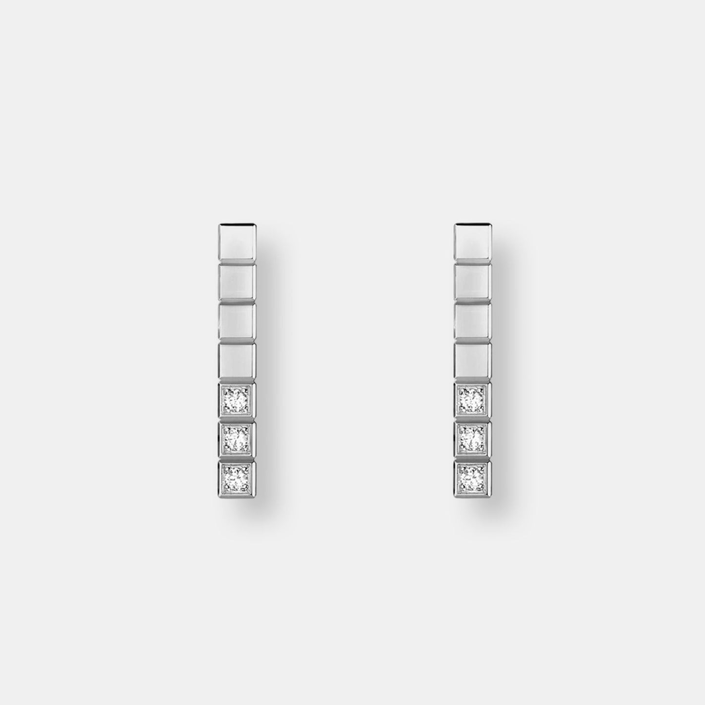 Boucles d'oreilles ice cube pure