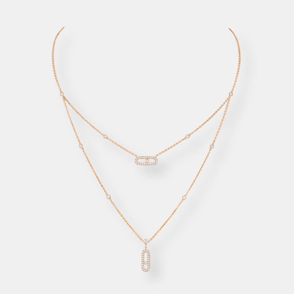 Collier move uno 2 rangs