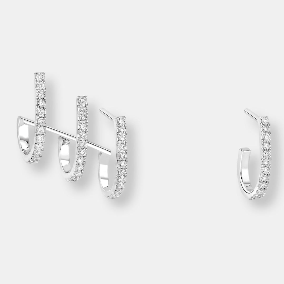Boucles d'oreilles multi-créoles gatsby