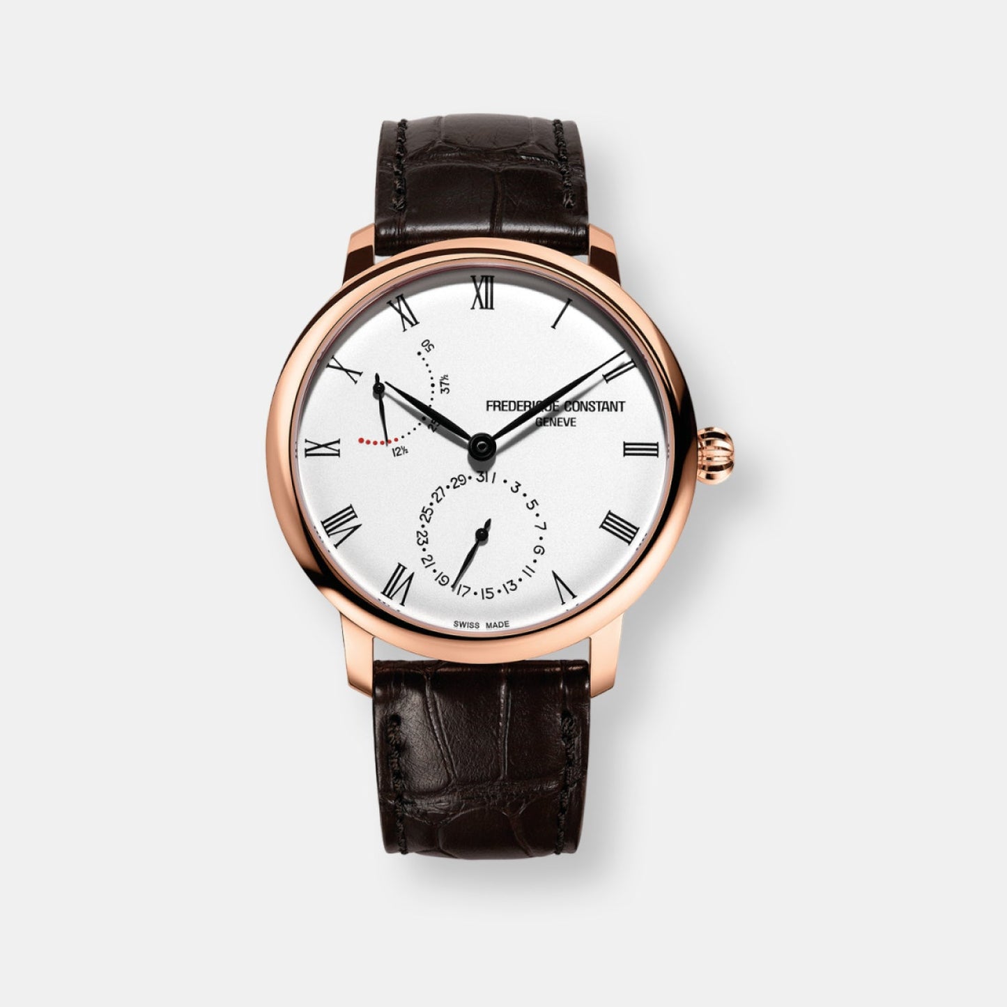 Montre slimline power reserve manufacture
