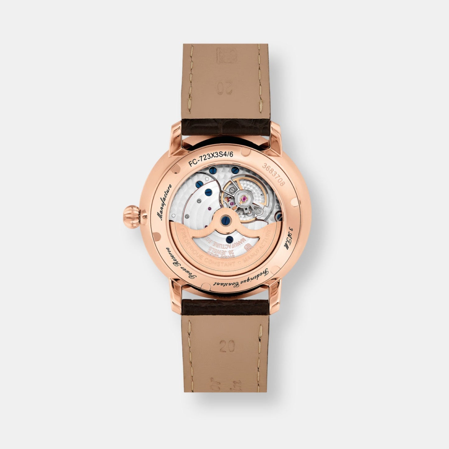Montre slimline power reserve manufacture