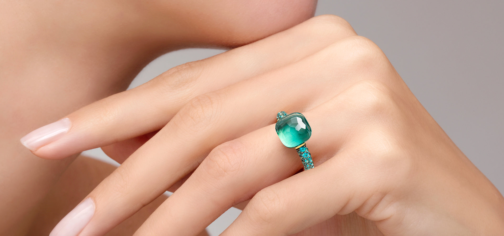 Bague nudo deep blue