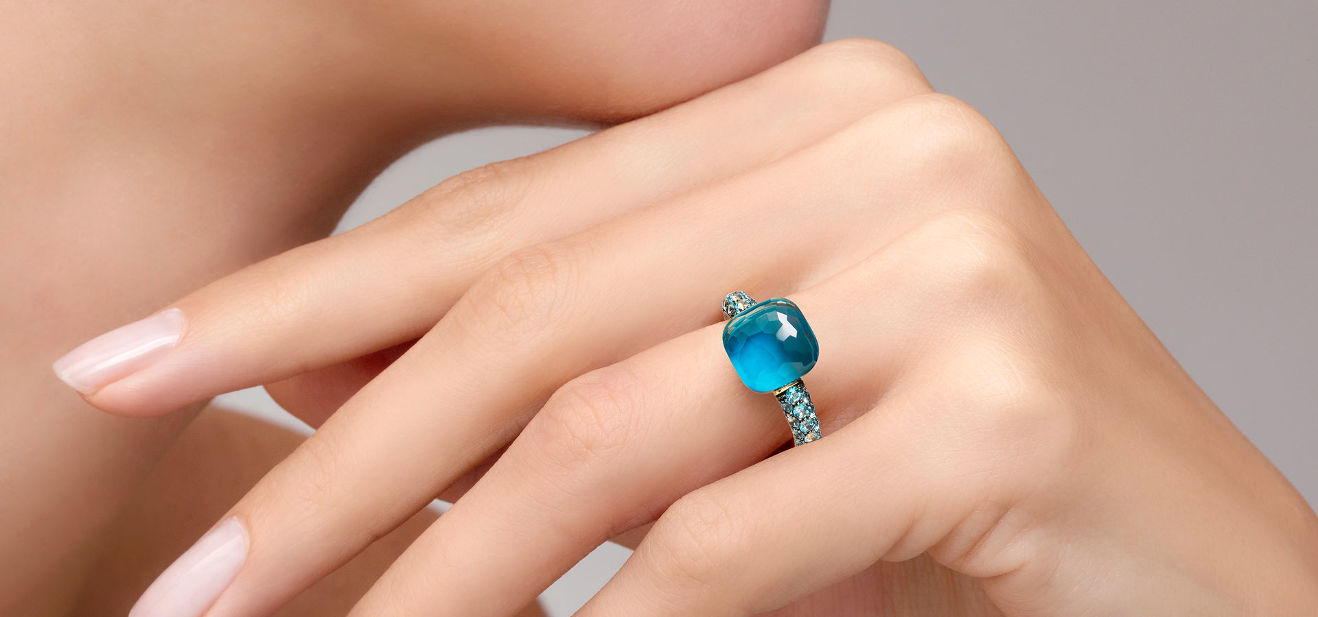 Bague nudo deep blue