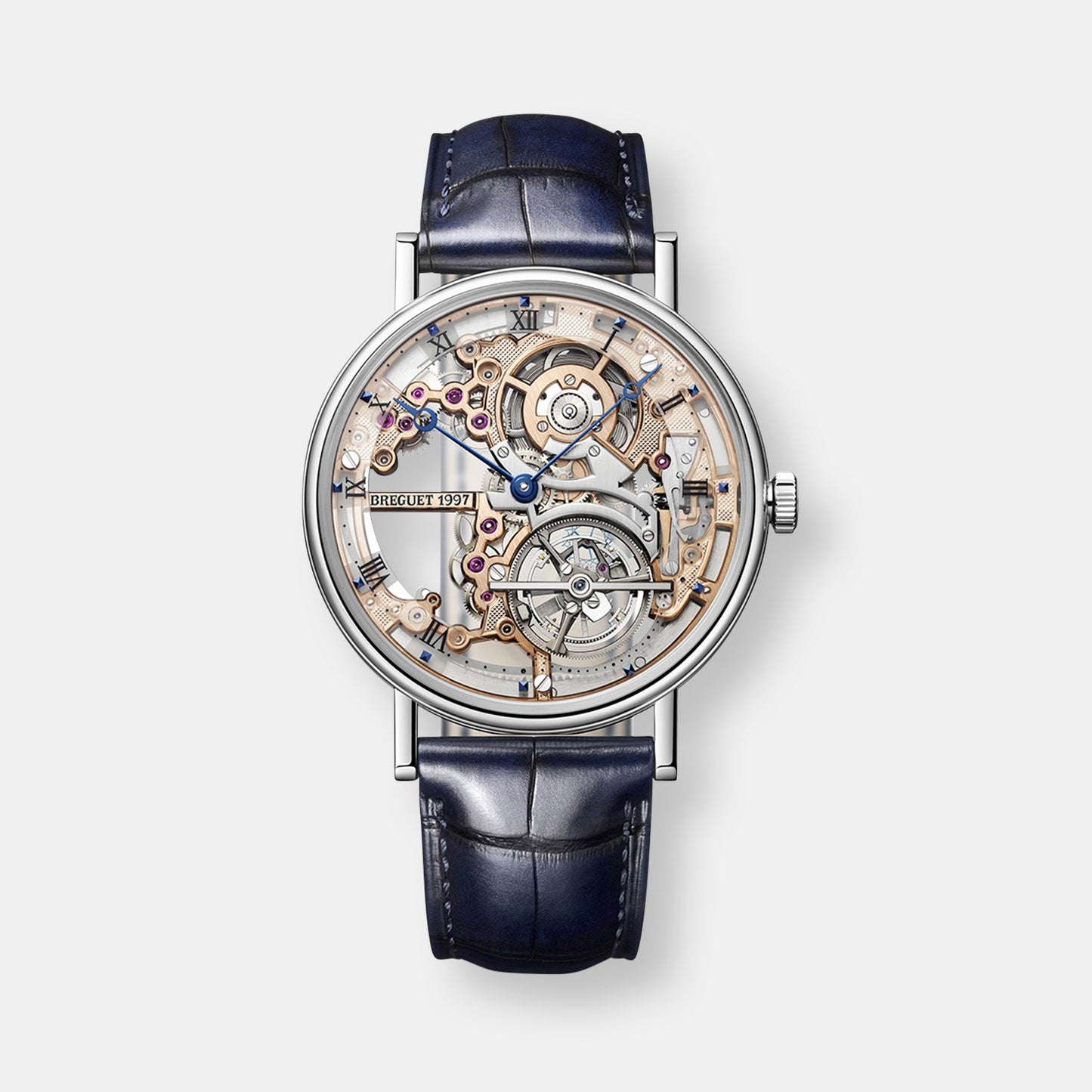 Montre classique tourbillon extra-plat squelette 5395