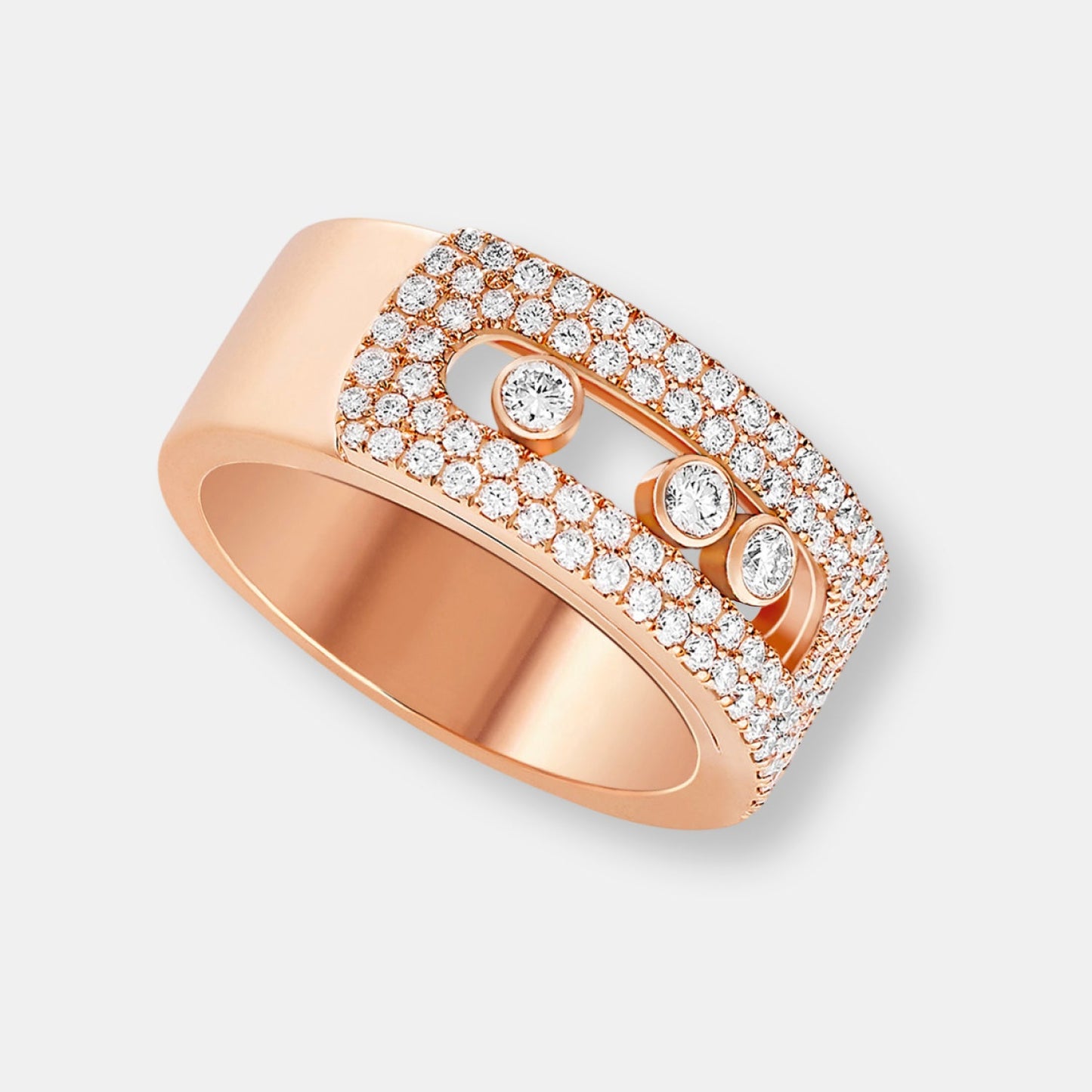 Bague move noa pavée