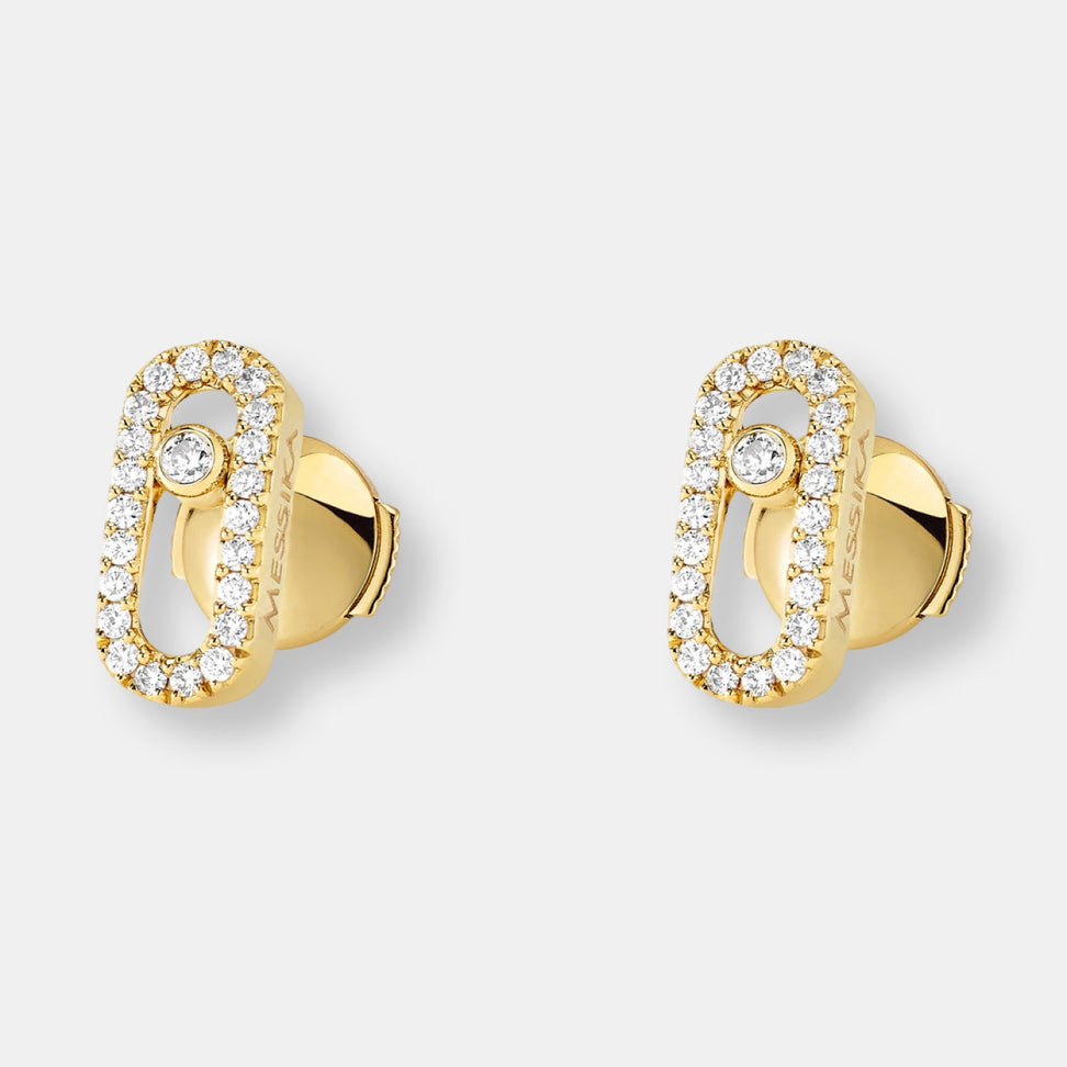 Boucles d'oreilles puces move uno
